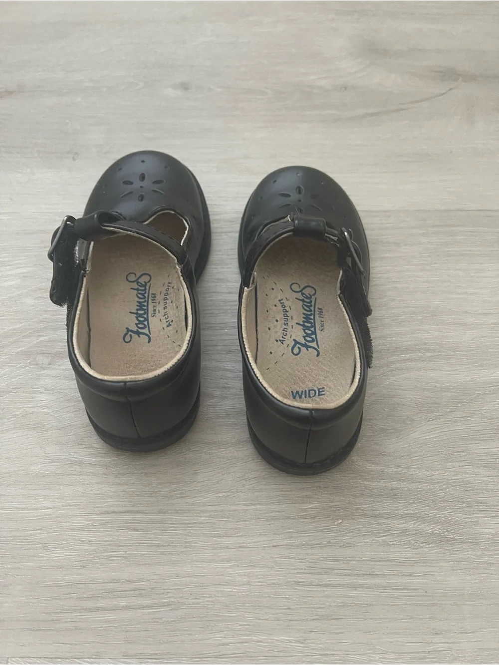 FootMates Black T-Strap Mary Jane Shoes for Kids